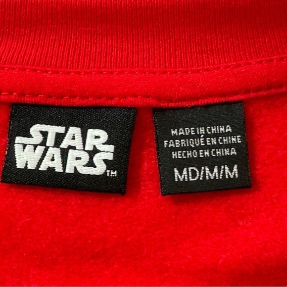 Star Wars Darth Vader Christmas Sweater Red "Have a Holly Jolly Sithmas" Medium - Picture 8 of 10